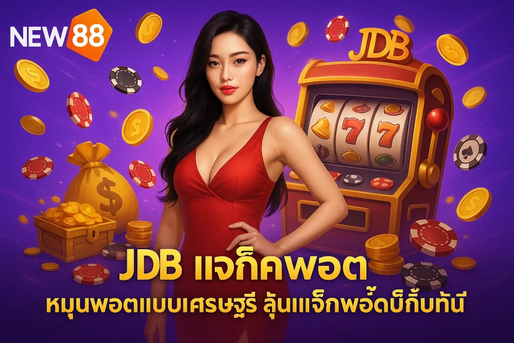 JDB แจ็กพอต NEW88: หมุนพอตแบบเศรษฐี ลุ้นแจ็กพอตบิ๊กบึ้มทันที