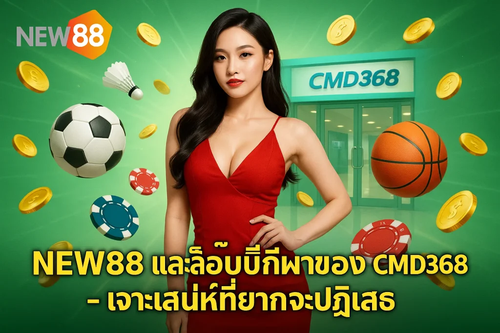 NEW88 และล็อบบี้กีฬาของ CMD368 – เจาะเสน่ห์ที่ยากจะปฏิเสธ