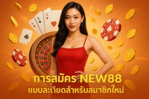 การสมัคร New88 แบบละเอียดสำหรับสมาชิกใหม่