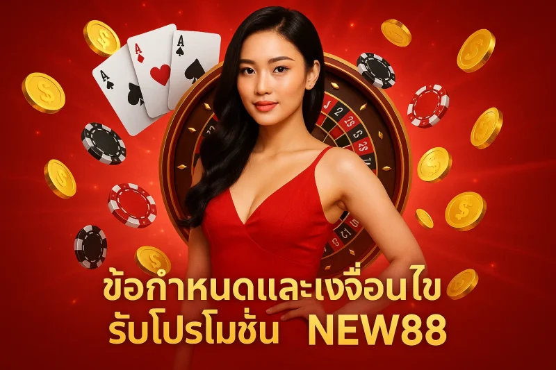 ข้อกำหนดและเงื่อนไขรับโปรโมชั่น NEW88