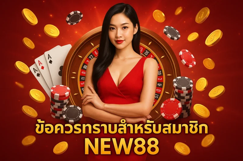 ข้อควรทราบสำหรับสมาชิก NEW88