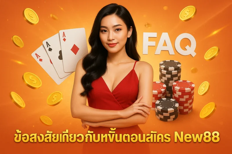 ข้อสงสัยเกี่ยวกับขั้นตอนสมัคร New88