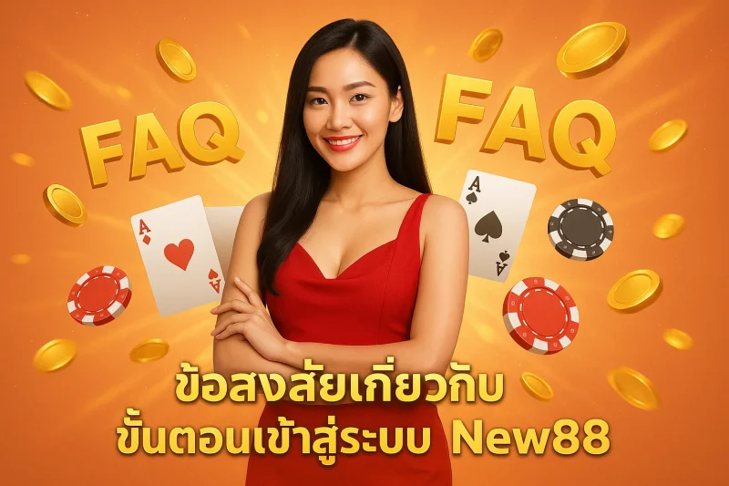 ข้อสงสัยเกี่ยวกับขั้นตอนเข้าสู่ระบบ New88