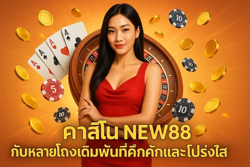 คาสิโน NEW88 กับหลายโถงเดิมพันที่คึกคักและโปร่งใส
