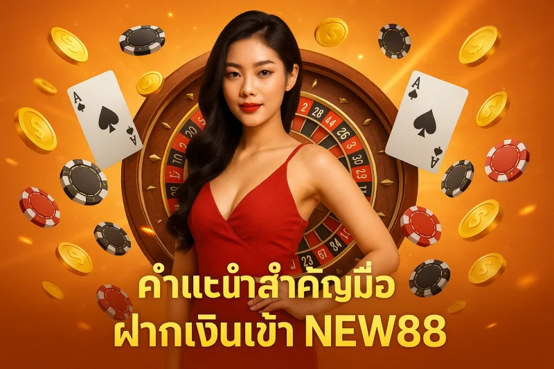 คำแนะนำสำคัญเมื่อฝากเงินเข้า NEW88