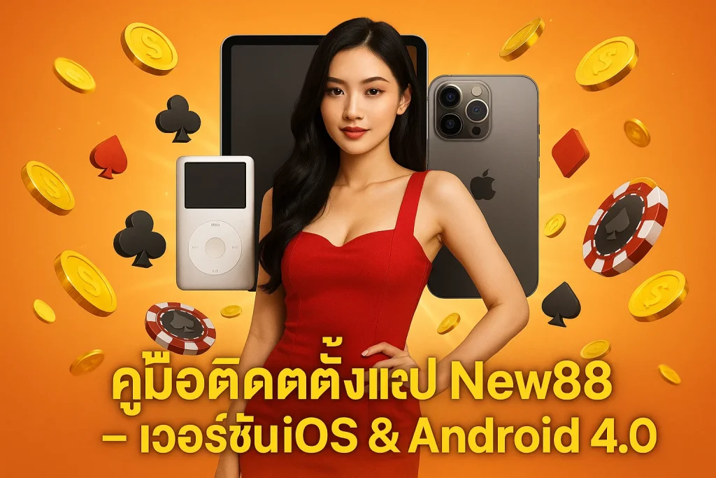 คู่มือติดตั้งแอป New88 – เวอร์ชัน iOS & Android 4.0