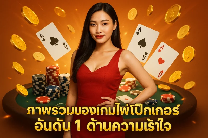ภาพรวมของเกมไพ่โป๊กเกอร์อันดับ 1 ด้านความเร้าใจ