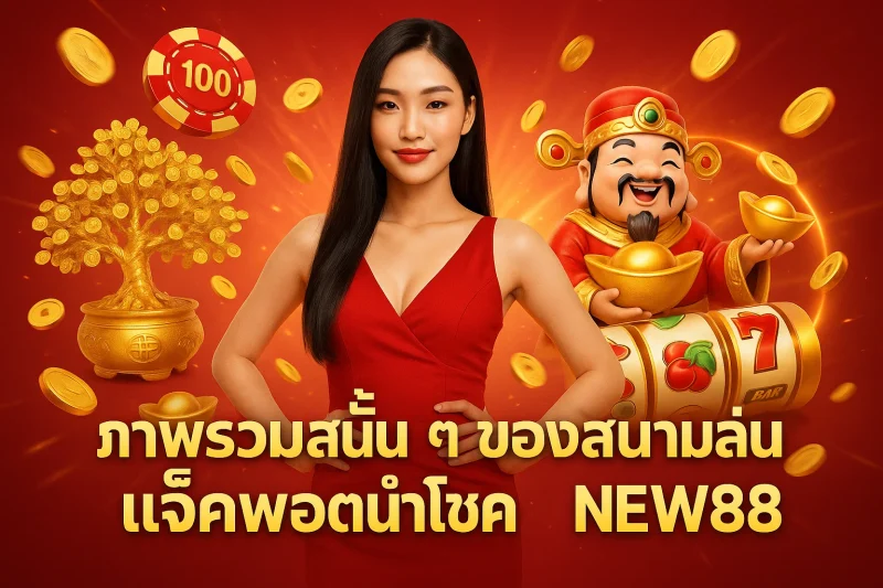 ภาพรวมสั้น ๆ ของสนามเล่น แจ็คพอตนำโชค บน New88