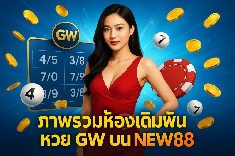ภาพรวมห้องเดิมพัน หวย GW บน NEW88