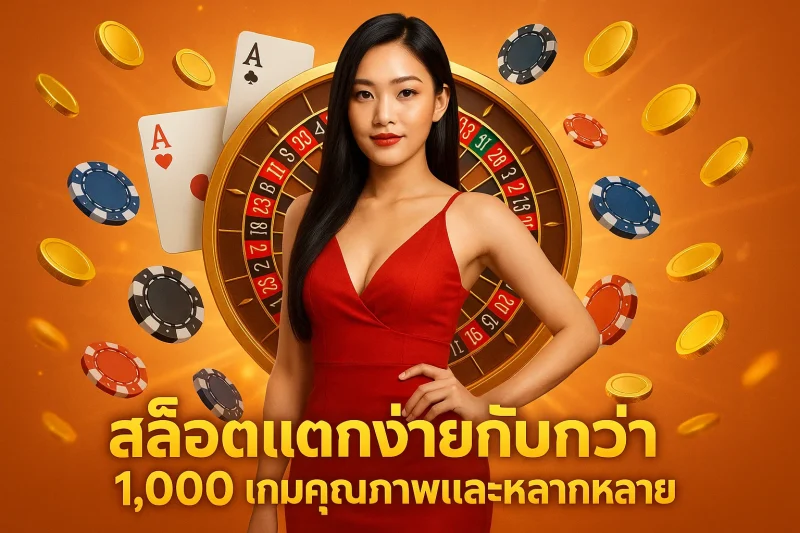 สล็อตแตกง่ายกับกว่า 1,000 เกมคุณภาพและหลากหลาย