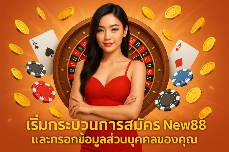 เริ่มกระบวนการสมัคร New88 และกรอกข้อมูลส่วนบุคคลของคุณ