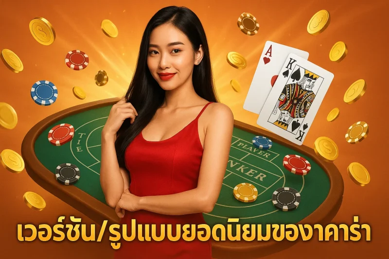 เวอร์ชัน/รูปแบบยอดนิยมของบาคาร่า